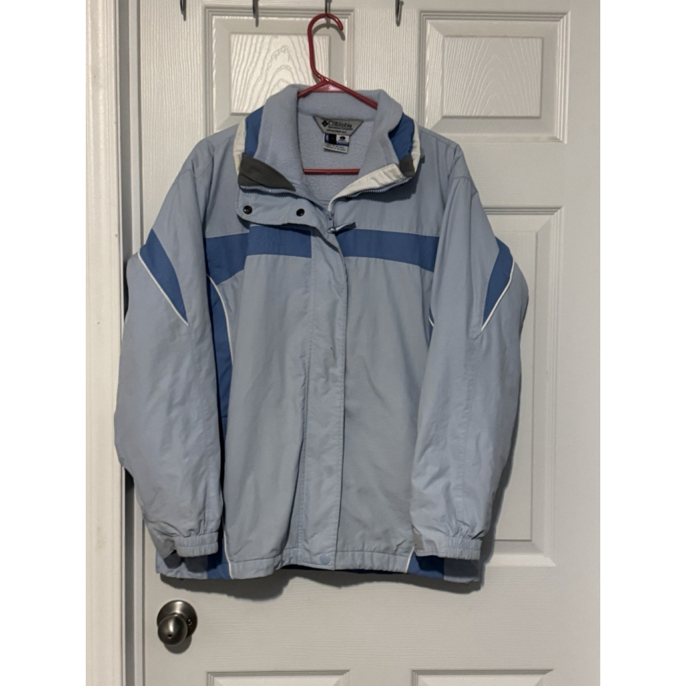 Columbia Core Interchange Womens Insulated Ski Coat Jacket Sz Lg No Hood Read